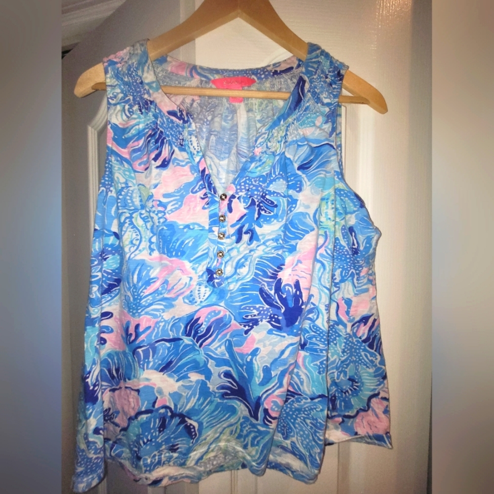Lilly Pulitzer Essie Tank Size Large